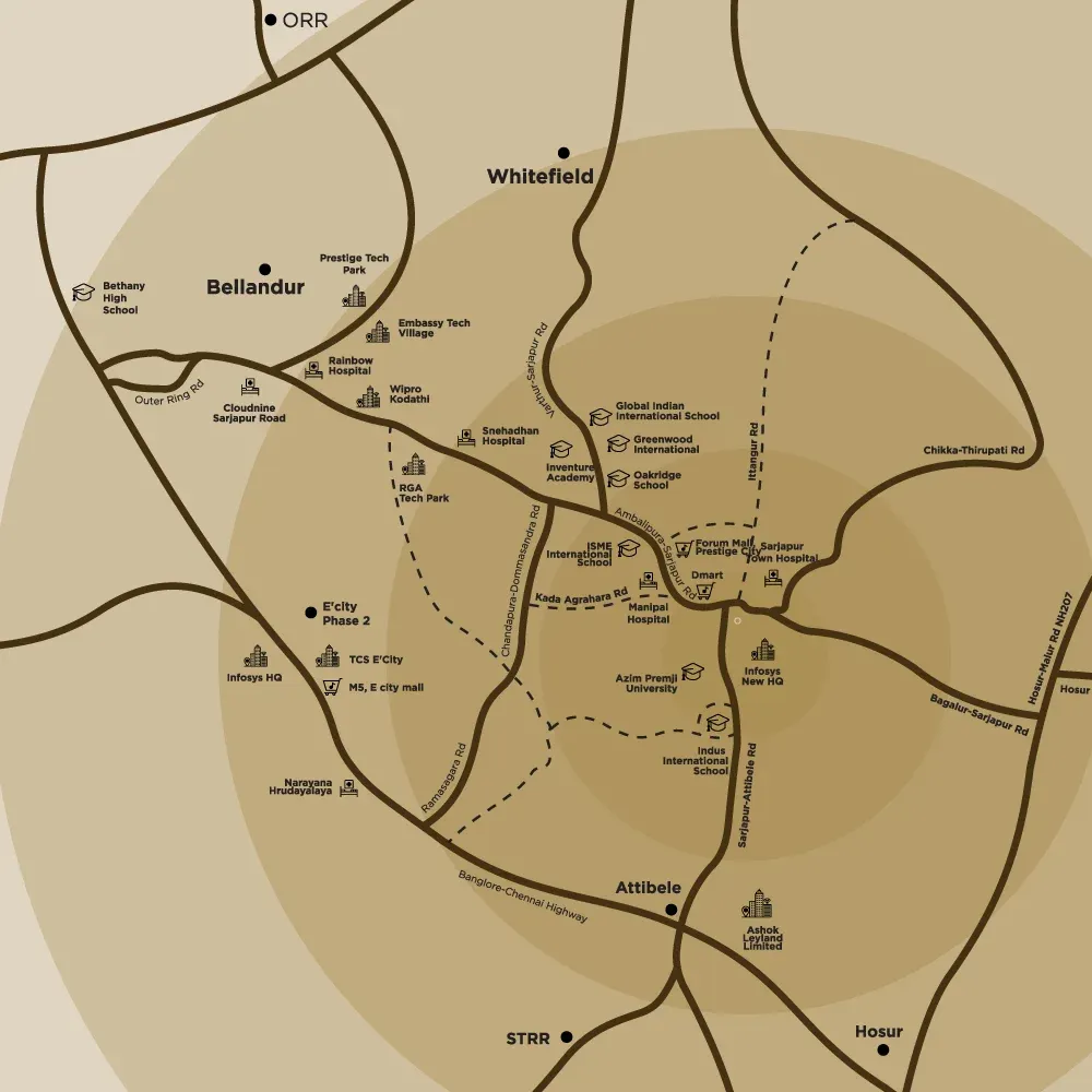 Fortune Primero Seven location map